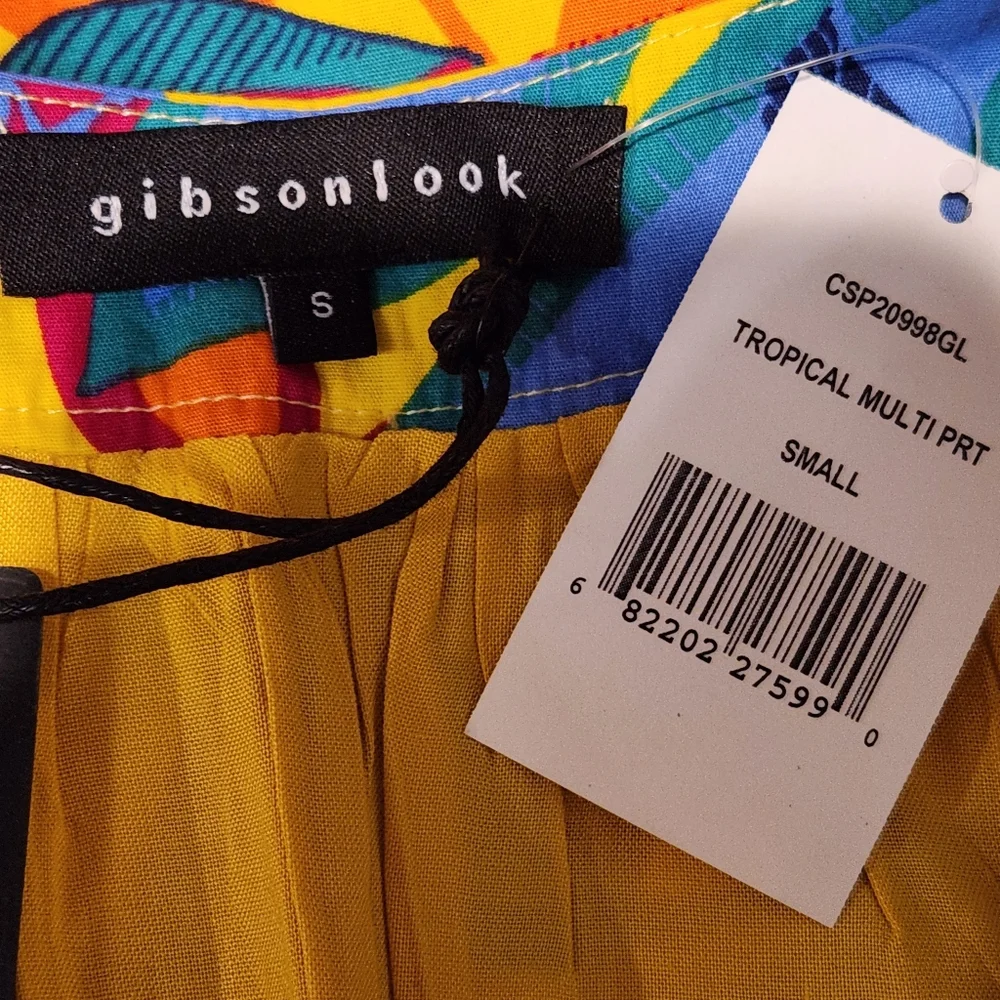Gibsonlook new with tags colorfull short dress small - Picture 7 of 8